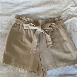 Tan Envelope Shorts